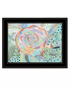 Bloom for Yourself 2 Black Framed Print Wall Art
