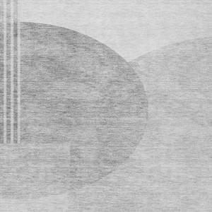 5' X 8' Gray Silver And Ivory Geometric Washable Indoor Outdoor Area Rug - Gray, Silver, Ivory