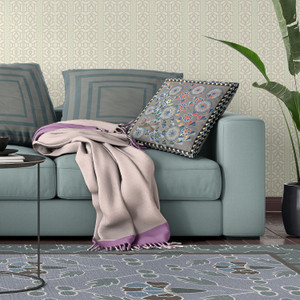 20" x 20" Gray Peacock Blown Seam Floral Indoor Outdoor Throw Pillow - 606114752486