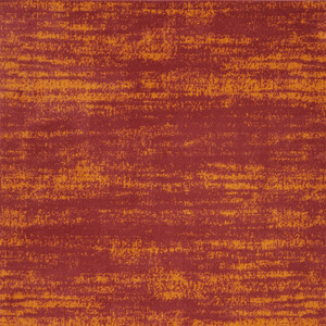 9' X 12' Red And Orange Abstract Indoor Outdoor Area Rug