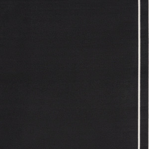 9' X 12' Black And Ivory Indoor Outdoor Area Rug