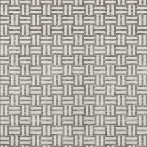 5' X 8' Taupe And Gray Geometric Washable Indoor Outdoor Area Rug