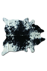 72" X 84" Salt &amp;amp; Pepper Black White Cowhide - Rug - 689211825338