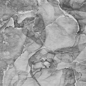 3' X 5' Gray and Ivory Abstract Washable Non Skid Indoor Outdoor Area Rug - 608219307752