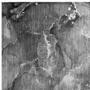 2' X 3' Gray Abstract Washable Non Skid Indoor Outdoor Area Rug Transitional Style - Gray Color