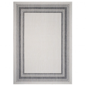 8' X 10' Gray Indoor Outdoor Area Rug Polypropylene