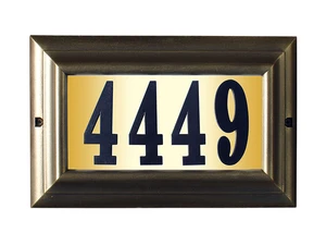 Edgewood "Do It Yourself Kit" Lighted Address Plaque