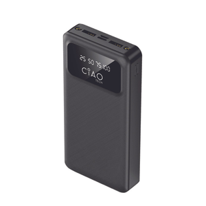 High Capacity 20,000 mAh Powerbank With 2 USB, 1 Type C , 1 Micro USB Includes LED Status Indicator