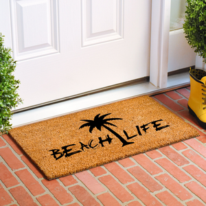Calloway Mills Beach Life Palm Tree Doormat