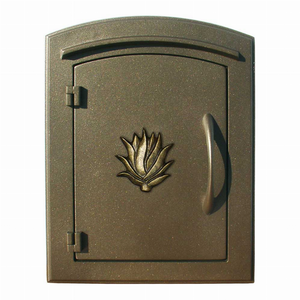 Manchester Non-Locking Column Mount Mailbox With Logo