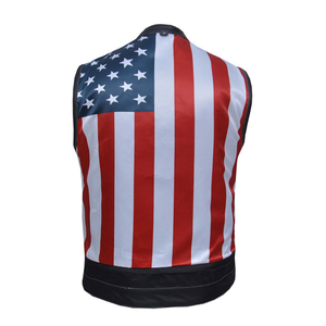6665.TXS - Mens Texas Flag Liner Club Vest