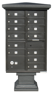 Parkview Stucco Short Pedestal Wrap, Painted