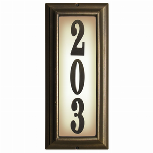 Edgewood Lighted Address Plaque