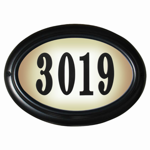 Edgewood Lighted Address Plaque