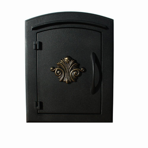 Manchester Non-Locking Column Mount Mailbox With Logo