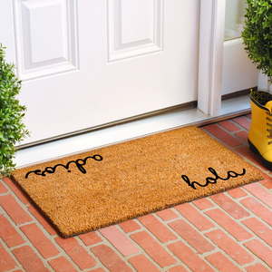 Calloway Mills Cursive Hola Adios Doormat