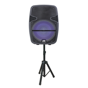 Portable Bluetooth Party Speaker with Disco Light & Stand