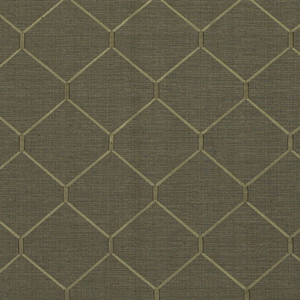 Plutus Bronze Kona Embroydery, Some Shine To This Pattern Luxury Throw Pillow