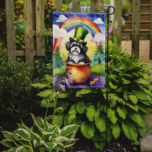 Havanese St Patrick's Day Garden Flag