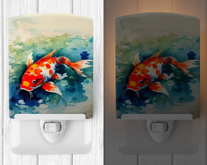Koi Ceramic Night Light