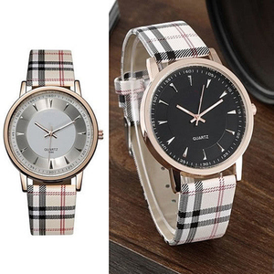 Londonite Watch With Plaid Band Time To Be Playful