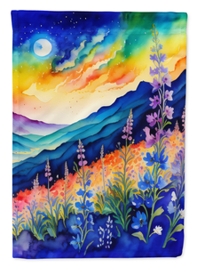 Delphinium in Color Garden Flag