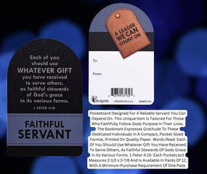 Pocketcard Faithful Servant Each Of You