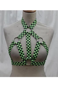 Stretchy Body Harness with Hardware