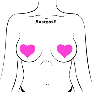 PASTEASE HEART NEON PINK 
