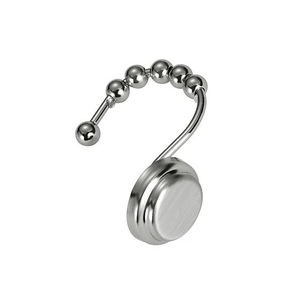 16" Tall - Chrome Stainless Steel Toilet Brush Set