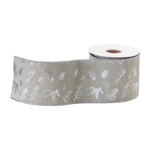 Wired Polyester Ribbon 4" x 5 yds. 