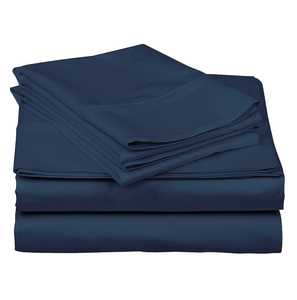 Burgundy Red 200 Embroidery Soft Sheet Set Wrinkle Resistant