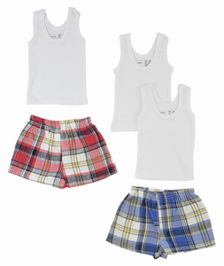 Bambini Infant Tank Tops and Boxer Shorts