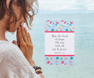 Itty Bitty Card May The God Of Hope Fill