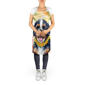 Bernedoodle Luau Apron