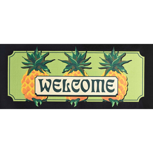 Doormat Insert Welcome Pineapple