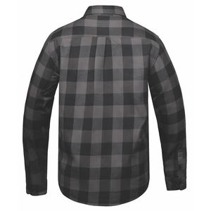 TW205.20 - Mens Black and Gray Flannel Shirt