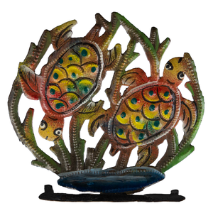 Freestanding Painted Turtles in Reeds