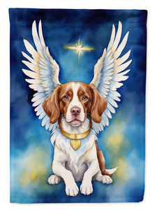 Brittany Spaniel My Angel Garden Flag