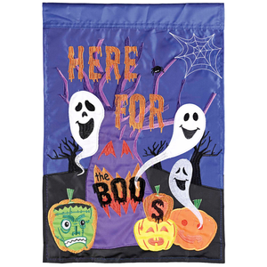 Flag Here For The Boos 13x18