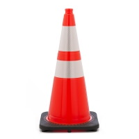 Traffic Cone with 7 lbs Reflective, 28"