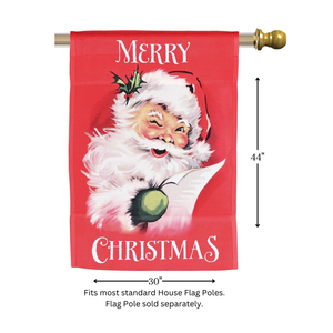 Flag Merry Christmas Santa 30x44