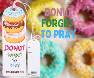 Tassel Bookmark Donut Forget To Pray