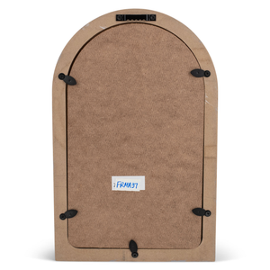 Framed Arch Dad My Hero Gray 7x11