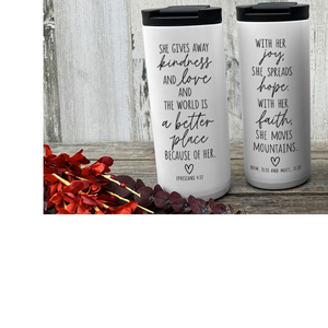 Tumbler 20 Oz With Her Joy She Spreads