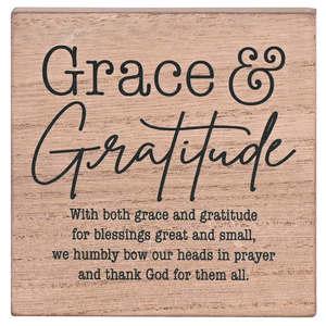 Keepsake Box Grace & Gratitude MDF 4x4