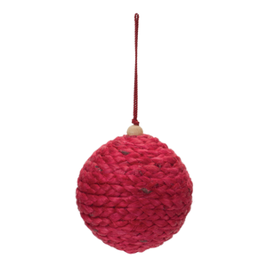 Jute Ball Ornament 