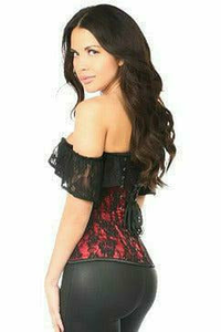 Lavish Lace Off-The-Shoulder Corset
