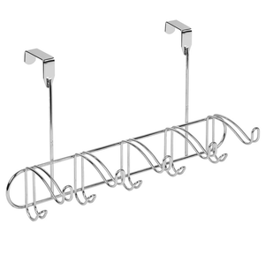 Blue Premium Plastic Shower Curtain Hooks Rings