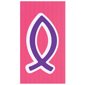 Magnet Purple Fish 2.75x5